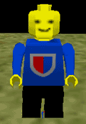 LEGO minifig in classic soldier outfit
